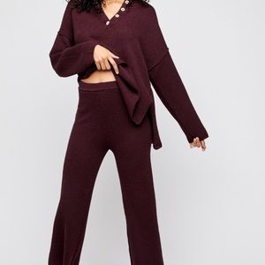 Free people Hailee sweater set